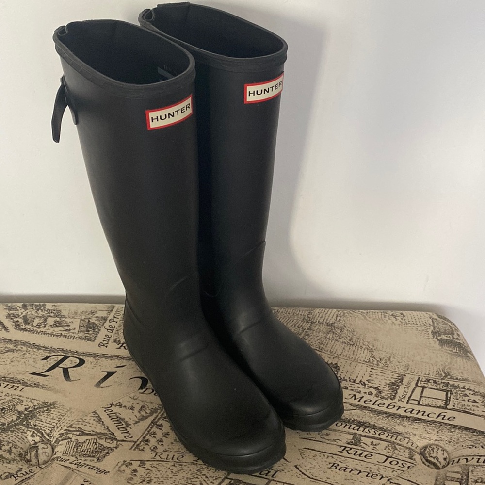 Hunter 
Original Back Adjustable Rainboots size US W 7 boots